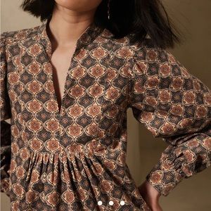 Banana republic fall corduroy blouse